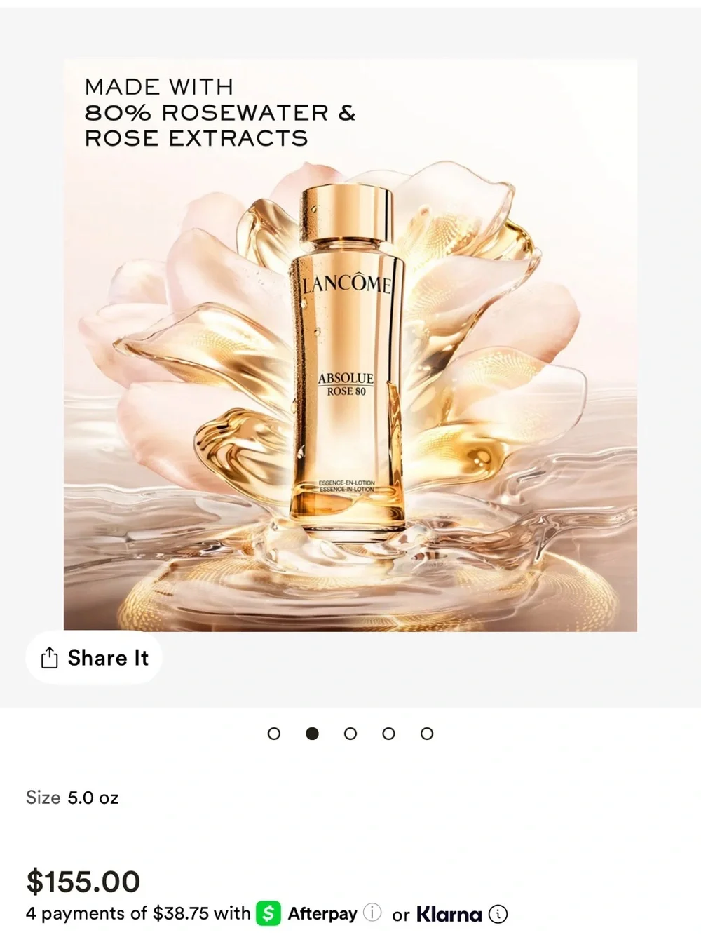 Lancome luxurious hydrating